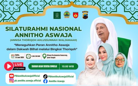 Annitho Aswaja Bakal Gelar Silaturrahmi Nasional di Wisma Perdamaian Semarang