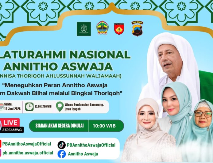 Annitho Aswaja Bakal Gelar Silaturrahmi Nasional di Wisma Perdamaian Semarang