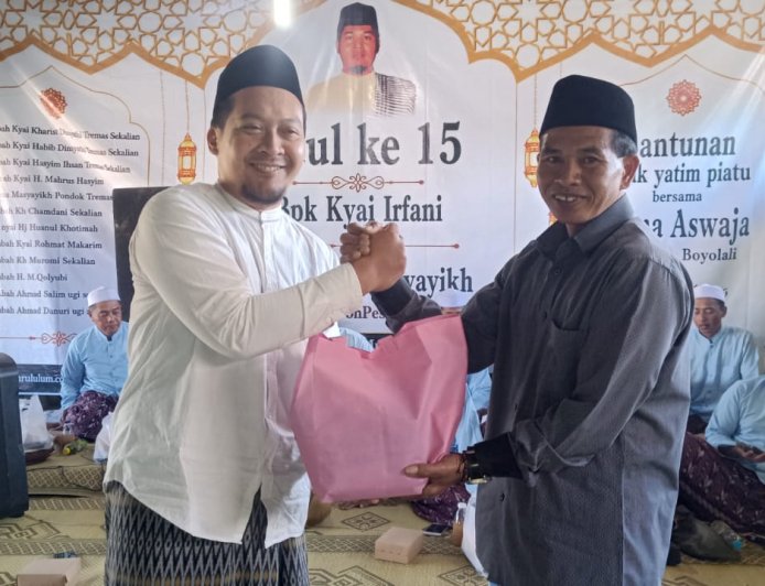 JATMA Aswaja Boyolali Selenggarakan Santunan Yatim Piatu Bersamaan dengan Haul ke-15 Kiai Irfani