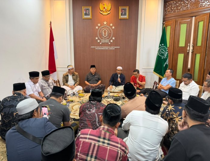 Habib Husein Ja’far dan Sejumlah Tokoh Muda Lintas Agama Hadir di PB JATMA ASWAJA