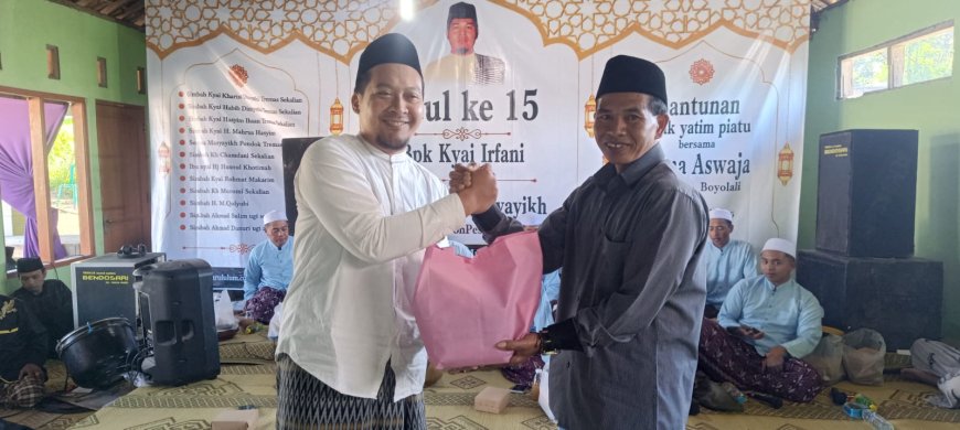 JATMA Aswaja Boyolali Selenggarakan Santunan Yatim Piatu Bersamaan dengan Haul ke-15 Kiai Irfani