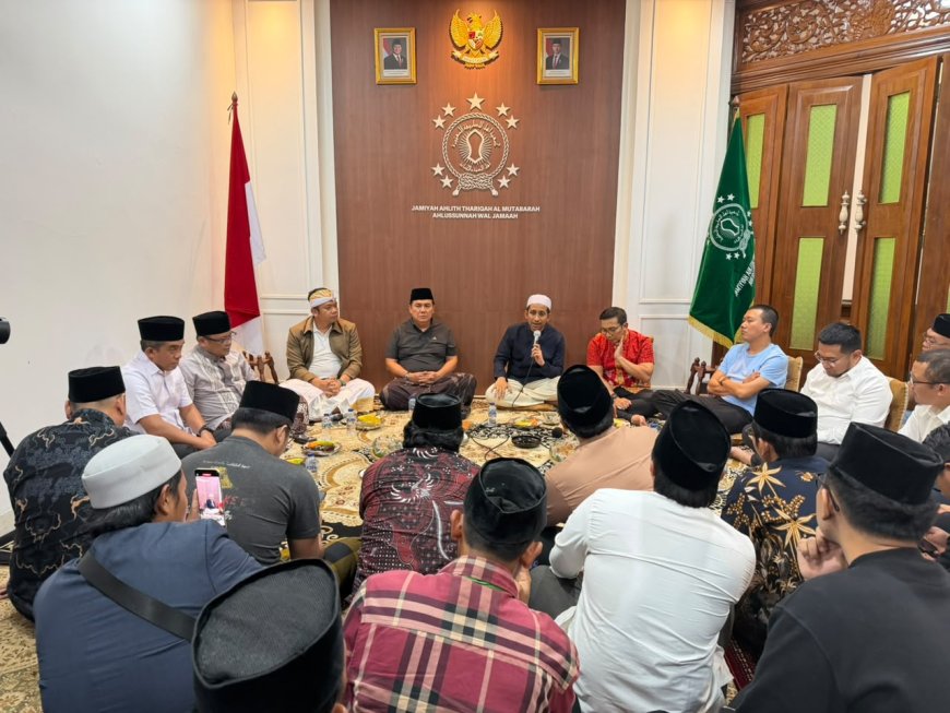 Habib Husein Ja’far dan Sejumlah Tokoh Muda Lintas Agama Hadir di PB JATMA ASWAJA